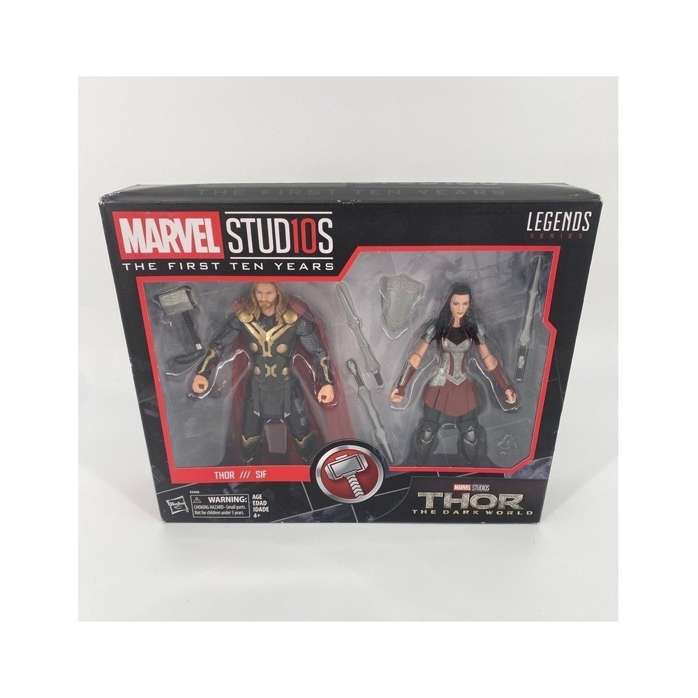 Hasbro Marvel Legends Thor Sif Action Figure Set  Black MCU Dark World